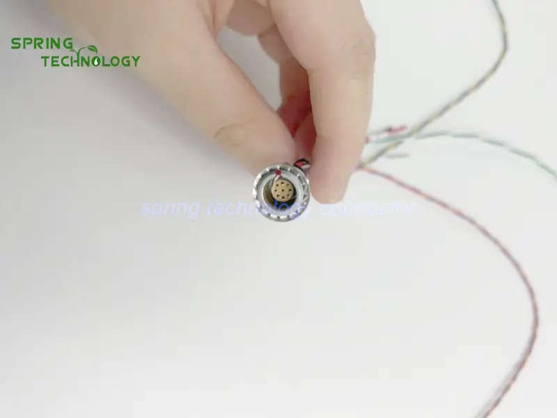 0B Multi-channel Sensor Connection Cable CBZG0BG-SFSM09-0000 Socket and 30cm Cable Customized for Russian Client