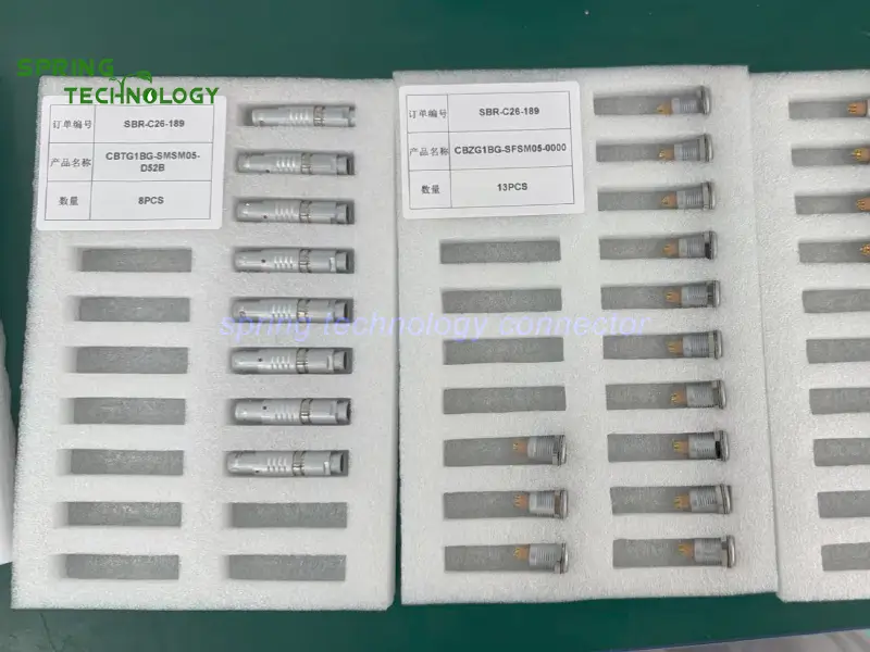 1B Medical Cart Connector 2026 CBTG1BG-SMSM05-D52B and CBZG1BG-SFSM05-0000 for Diagnostic and Monitoring Equipment Carts