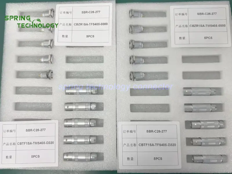 CBTF1SA-TMS405-D320 and CBZR1SA-TFS405-0000 High-Voltage Connectors for Dielectric Withstand Test Stations 2026