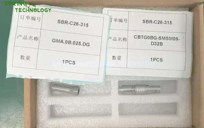 CBTG0BG Push-Pull Connector for LIBS Analyzers 2026 0B Series 9-Contact Cable Plug