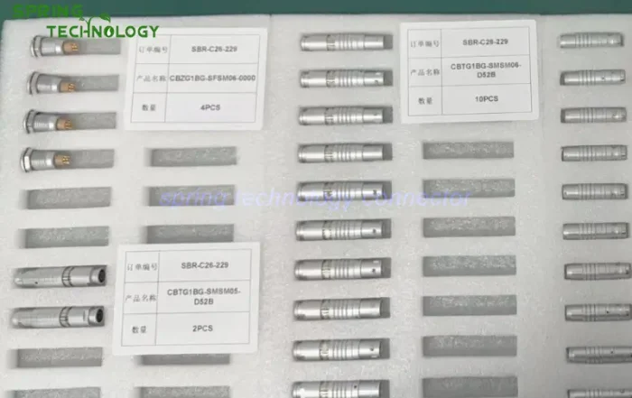 CBTG1BG Connectors for Multi-Angle Spectrophotometers 2026 1B 6-Contact Cable Plug and Panel Receptacle for Color Measurement