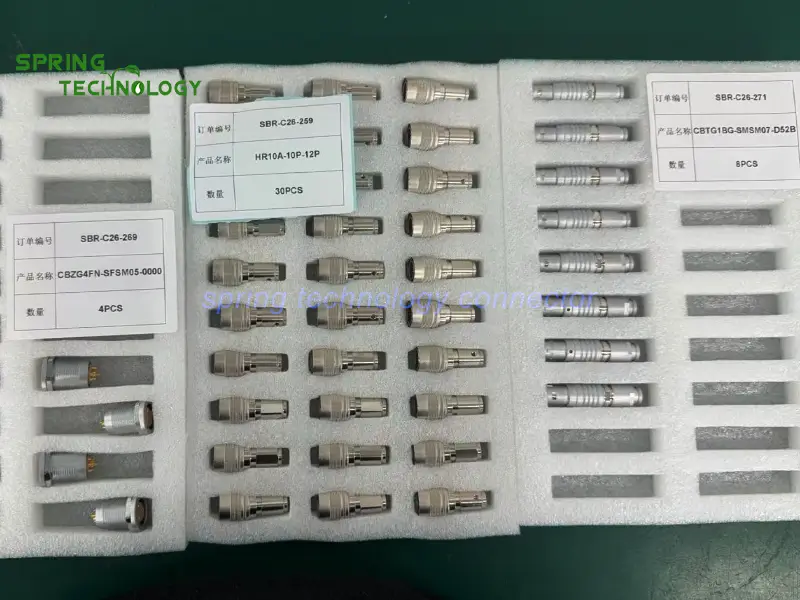 CBTG1BG Push-Pull Connector for Ultrasonic Flaw Detectors 2026 1B Series 7-Contact 7 A Plug for Portable NDT Instrument Interfaces