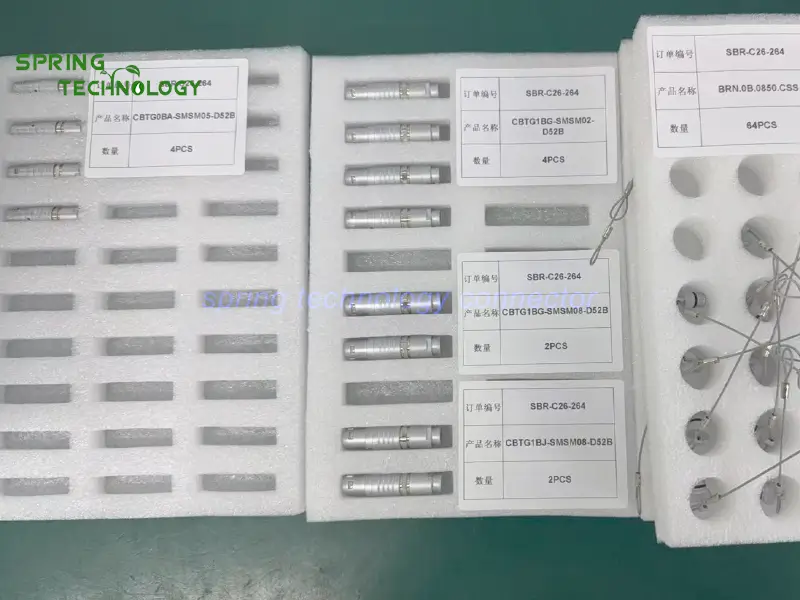 CBTG1BG Push-Pull Connectors for Industrial 3D Laser Scanners 2026 SMSM02 15 A Power Plug and SMSM08 1 Gbs Data Plug for Scanner Systems