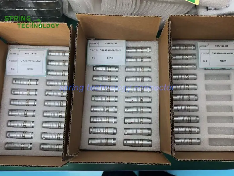 CBTG2BG Push-Pull Connector for Thermal Imaging Cameras 2026 2B Series 8-Contact 10 A Connector for Infrared Inspection Equipment