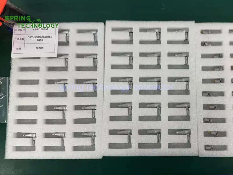 CBTH00BG Push-Pull Connector for Dental Intraoral Cameras 2026 00B Series 4-Contact Elbow Plug for Compact Dental Imaging Systems