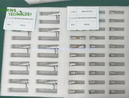 CBTH0BG Connectors for Airborne Particle Counters 2026: 0B 6-Contact Elbow Plug and Panel Receptacle for Cleanroom Monitoring Instruments