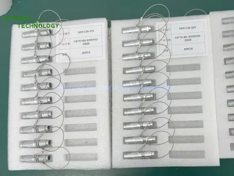 CBTN1BG Push-Pull Connectors for Coating Thickness Gauges 2026 TN Body Style 1B Series 2-Pin and 3-Pin Plugs