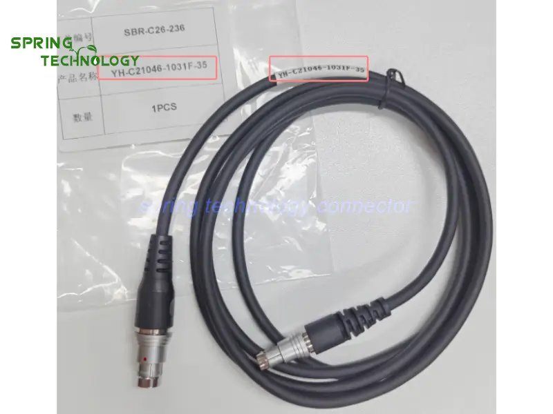 CBTY31FN Push-Pull Connector for Surgical Robots 2026 Custom Cable YH-C21046-1031F-35 with CBTY31FN-KMSM12-D72B and CBUP2UR-KMSM09-D72B