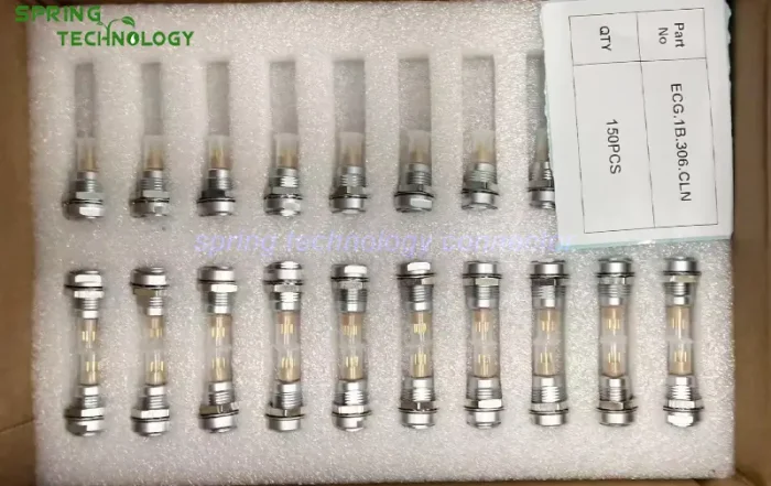 CBZC1BG Push-Pull Connector for Wire Bonder Control Panels 2026 1B Series 6-Contact 7 A PCB Socket for Semiconductor Equipment Interfaces