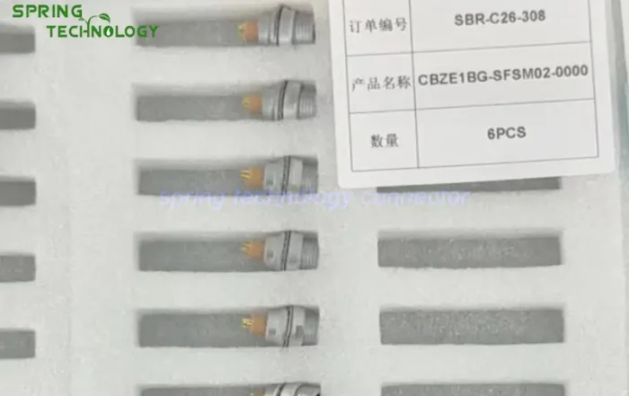 CBZE1BG Push-Pull Connector for Magnetic Particle Inspection Equipment 2026 1B 2-Contact 15 A Panel Socket