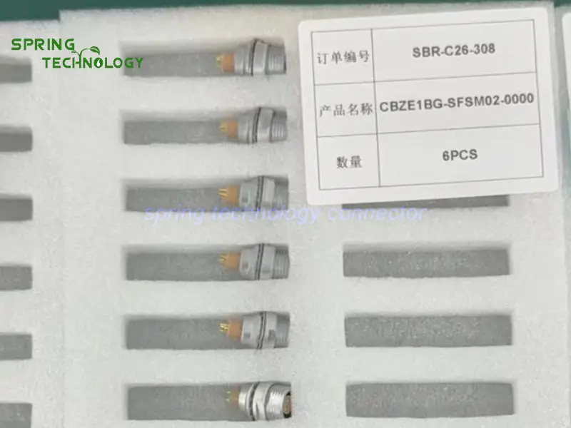 CBZE1BG Push-Pull Connector for Magnetic Particle Inspection Equipment 2026 1B 2-Contact 15 A Panel Socket