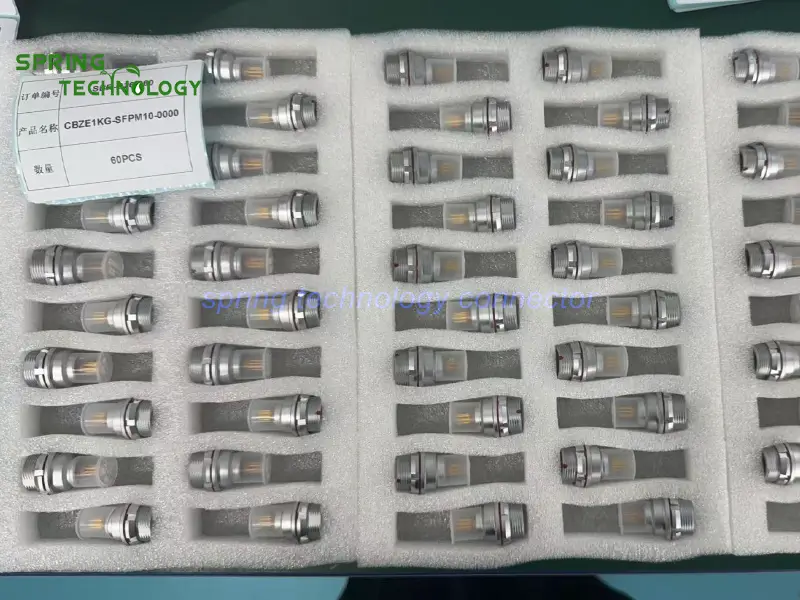 CBZE1KG Push-Pull Connector for GNSS Surveying Receivers 2026 1K Series 10-Contact IP68 PCB Socket for Outdoor Positioning Terminals