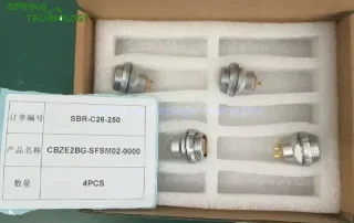 CBZE2BG Push-Pull Connector for Electrosurgical Units 2026 CBZE2BG-SFSM02-0000 Socket for Surgical Laser and ESU Power