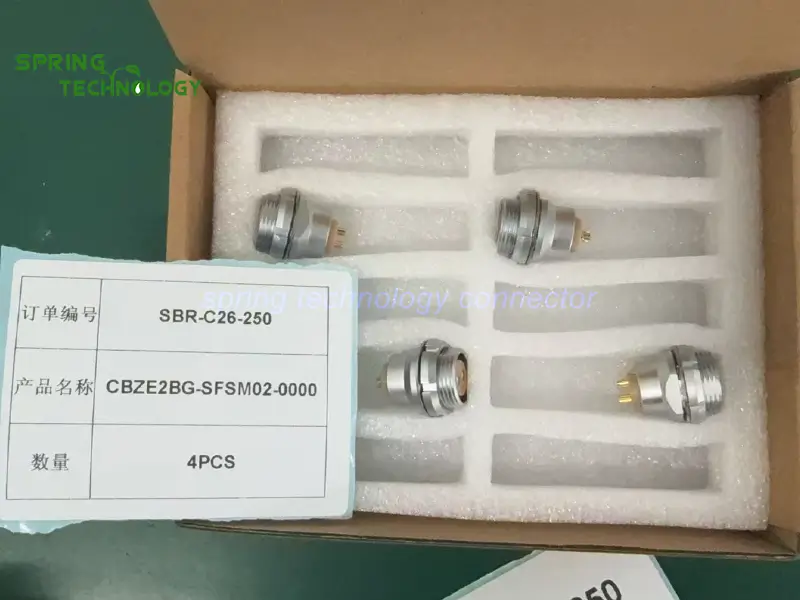 CBZE2BG Push-Pull Connector for Electrosurgical Units 2026 CBZE2BG-SFSM02-0000 Socket for Surgical Laser and ESU Power