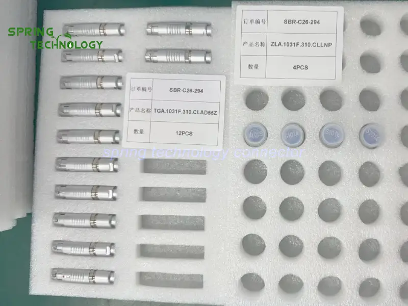 Connectors for Eddy Current Conductivity Meters 2026 CBTG31FA-SMSM10-D52B Plug and CBZL31FA-SFSM10-S000 Receptacle