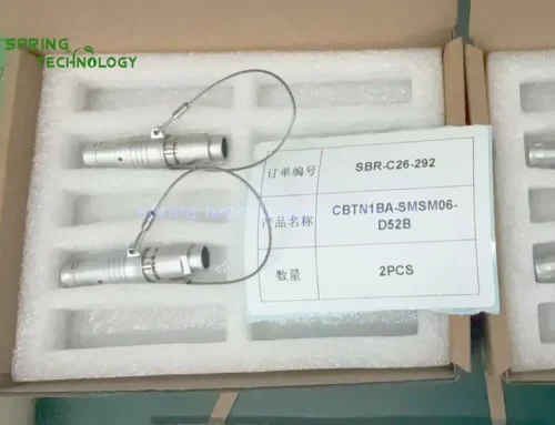 Connectors for Ultrasonic Flow Meters 2026: CBTN1BA-SMSM06-D52B Six-Contact Lanyard-Release Plug