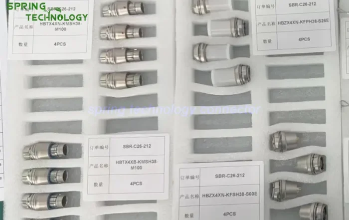 High-Speed Connectors for Offshore Drilling Rig Video Monitoring 2026 HBTX4XN-KMSH38-M100 and HBZX4XN-KFSH38-S00E