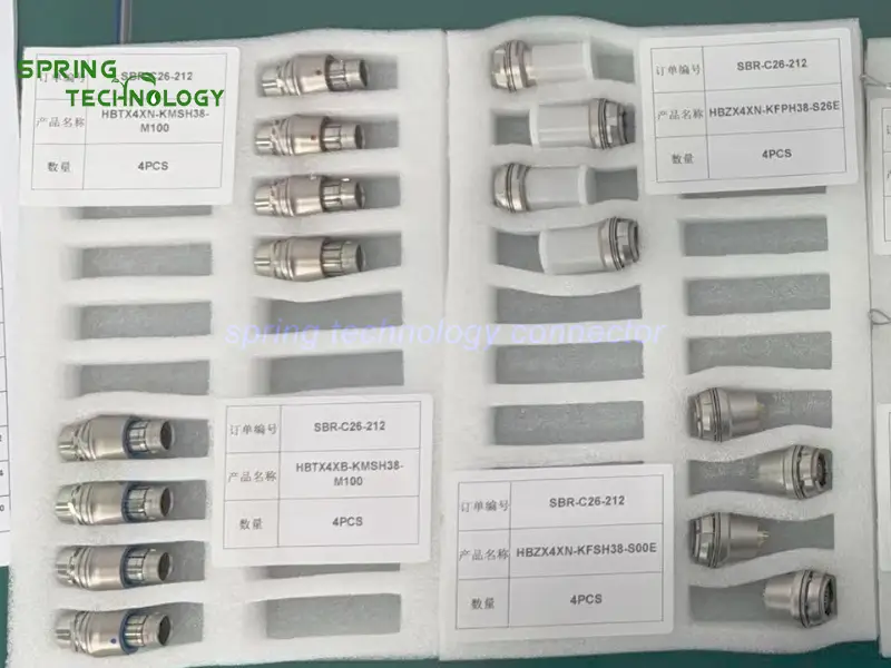 High-Speed Connectors for Offshore Drilling Rig Video Monitoring 2026 HBTX4XN-KMSH38-M100 and HBZX4XN-KFSH38-S00E