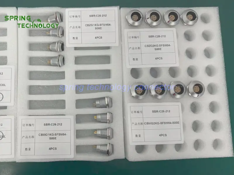 K Series Receptacles for ROV Inspection Electronics 2026 1K and 2K Four-Contact Panel Sockets in ZG and MG Bodies