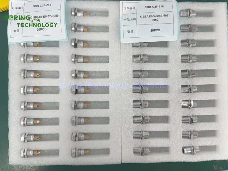 Push-Pull Connector for Automated Test Equipment 2026 CBZC1BG-SFSM07-0000 and CBTA1BG-SMSM07-0000 for High-Precision Test, Measurement and Industrial Robotics