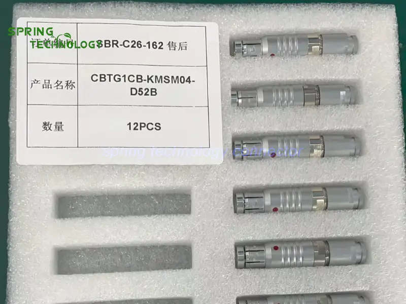 Push-Pull Connector for Oceanographic Sensors 2026 CBTG1CB-KMSM04-D52B Plug for Oceanographic Sensor Umbilicals