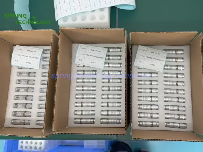TG Body Style 4F Series Connectors for UAV Hyperspectral Imaging 2026 16-Pin Plugs for Payload Control and Data Acquisition Units