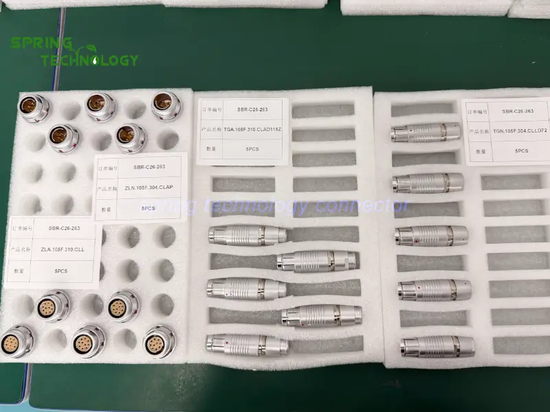 TG Body Style 5F Series Connectors for Laser Cleaning Machines 2026 4-Pin and 10-Pin Plugs with ZL Body Style 5F Receptacles